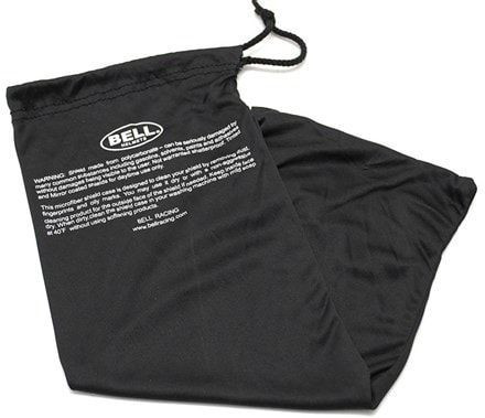 Bell FACE SHIELD SLEEVE and CLEANING CLOTH - GREY