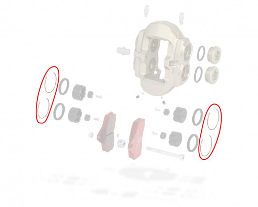 Clip spessore pinza anteriore KZ BSS