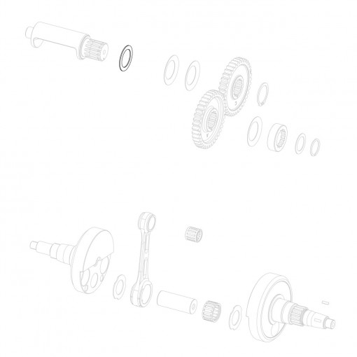 Washer p.s. 25x35x1
