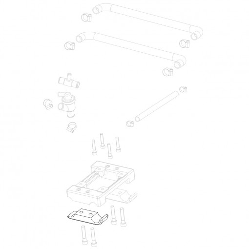 Milled bracket 92x30mm
