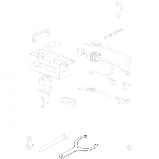 Clutch nut fixing open key