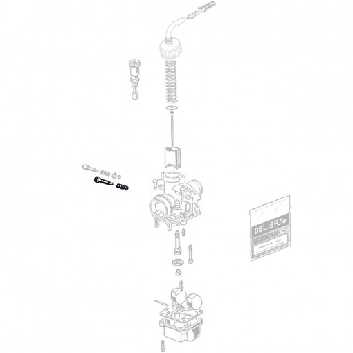 Kit vite regolazione valvola gas