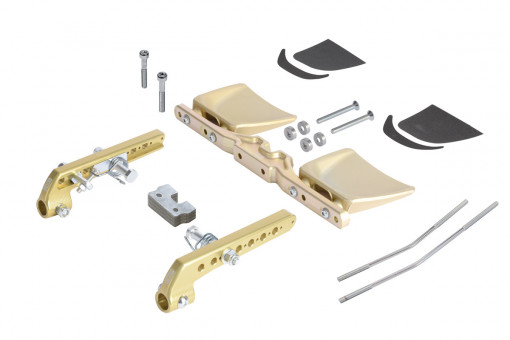 Complete rudder pedals for Mini CIK-FIA