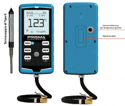 Tire pressure gauge with Dual Pyrometer