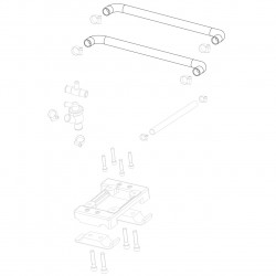Tubo impianto acqua L. 800 mm
