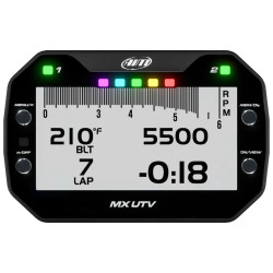 AiM MX UTV LCD Dash Logger with Temperature Sensor