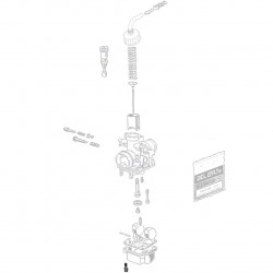 Float chamber fixing screw