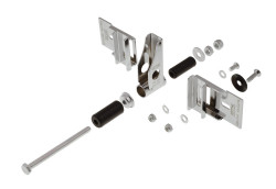 Kit attacchi completoper telaio con tubo da Ø 30 mm
