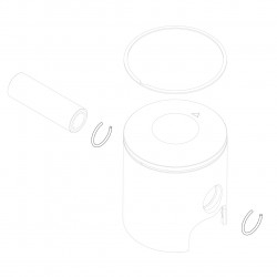 Piston circlip d.14