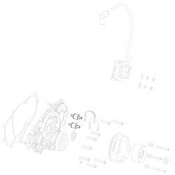 Coil fixing silent-block