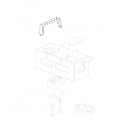 Belt accumulator support