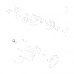 Hexagonal CI8 pf 5587 nut M10x1