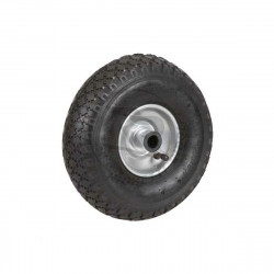 Inflatable wheel 260x85mm with rollers D.20mm, metal rim.