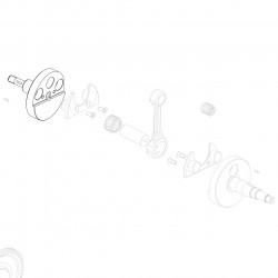 Mini Rok magn.s.h. crankshaft