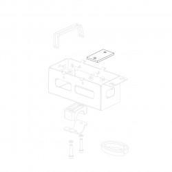 Piastrina filettata supp. Batteria