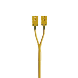 AiM Mychron5 S 2T Patch Lead Double Yellow TC Plugs