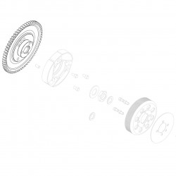 Starting driven gear Z62