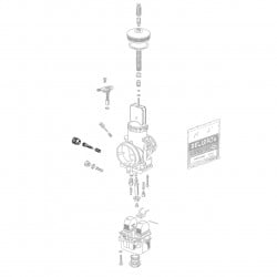 Adjustment gas valve screw kit