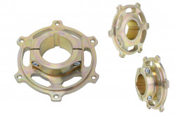 Sprocket hub double connection