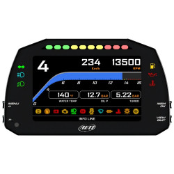 AiM MXS 1.2 Strada 5" TFT Dash Display with Road Icons