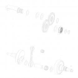 Distanziale ingranaggio albero GP-Rok Jr