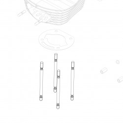 Guarnizione base cilindro 0,5 Mini Rok