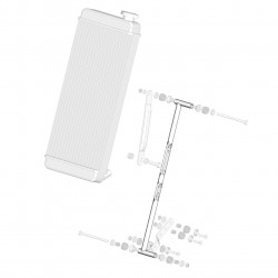 Supporto radiatore 470x195