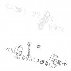 Albero motore completo GP-Rok Jr