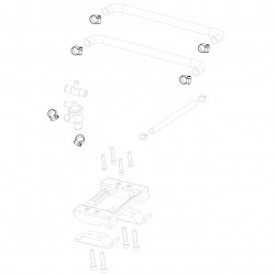 Fascetta AC tubo acqua Ø 16 x 25 mm