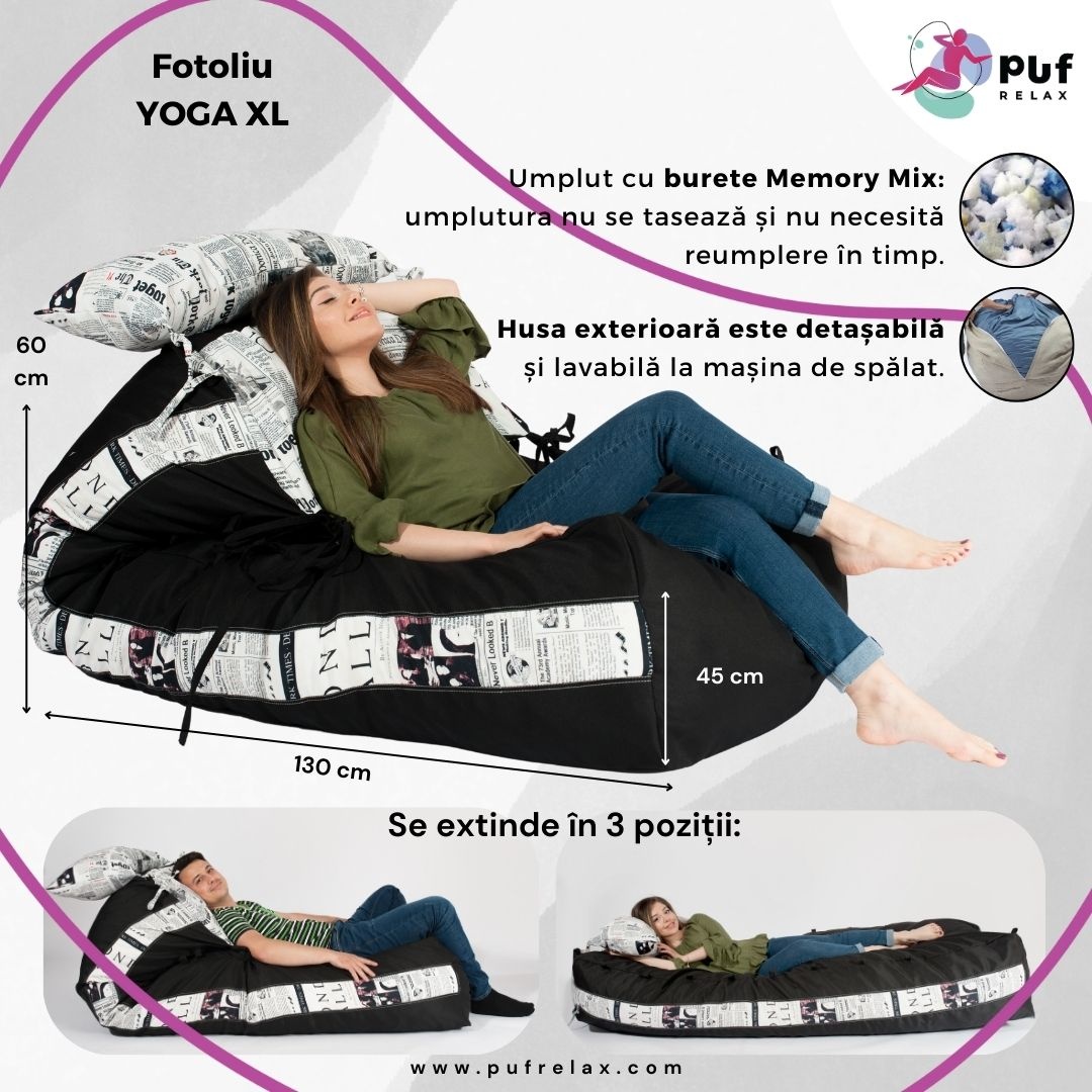 Yoga XL extindere Pufrelax