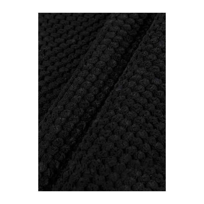 Fotoliu King Size, Material Textil - Black Velvet - 2 | YEO