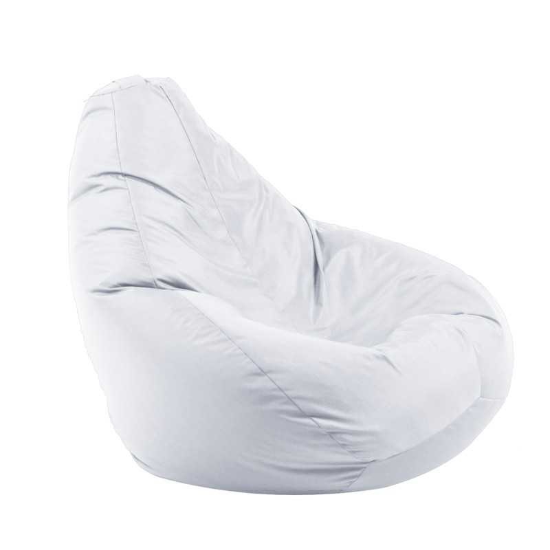 Fotoliu Nirvana Hobbit Pufrelax, Material Impermeabil - Alb