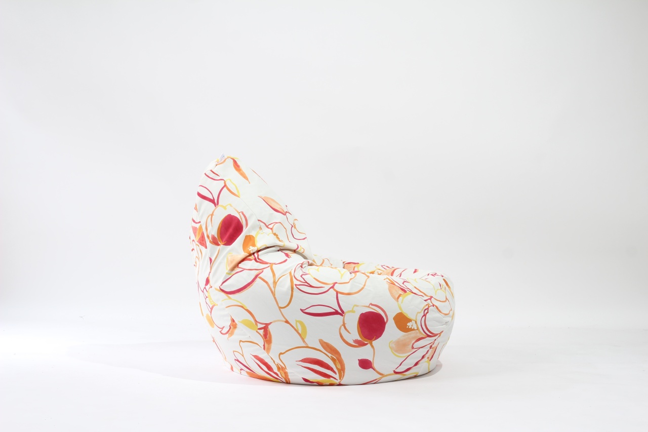 Fotoliu Nirvana Hobbit Pufrelax, Material Textil - Lively Blossom - 2 | YEO