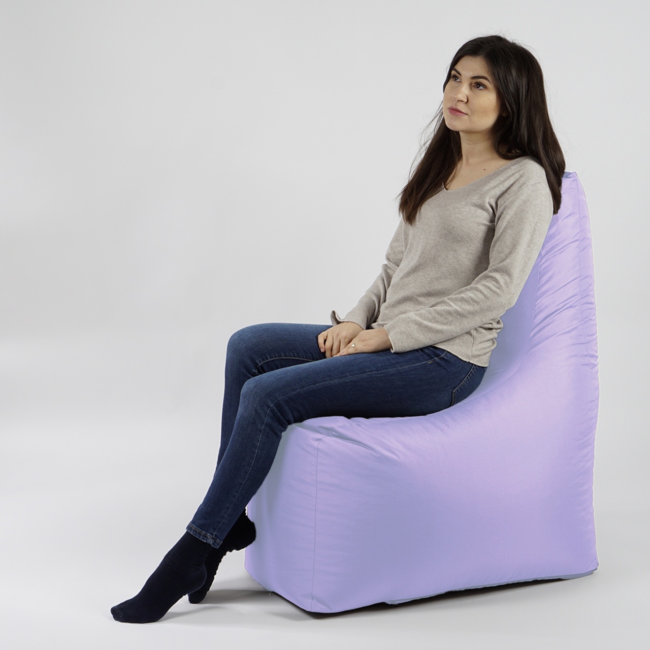 Fotoliu tip Scaun Sunlounger EVO Pufrelax, Material Impermeabil, Lilac - imagine 5