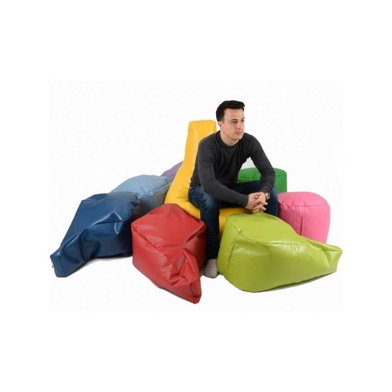 Fotoliu tip Scaun Sunlounger, Material Piele ecologica - Brown - 3 | YEO