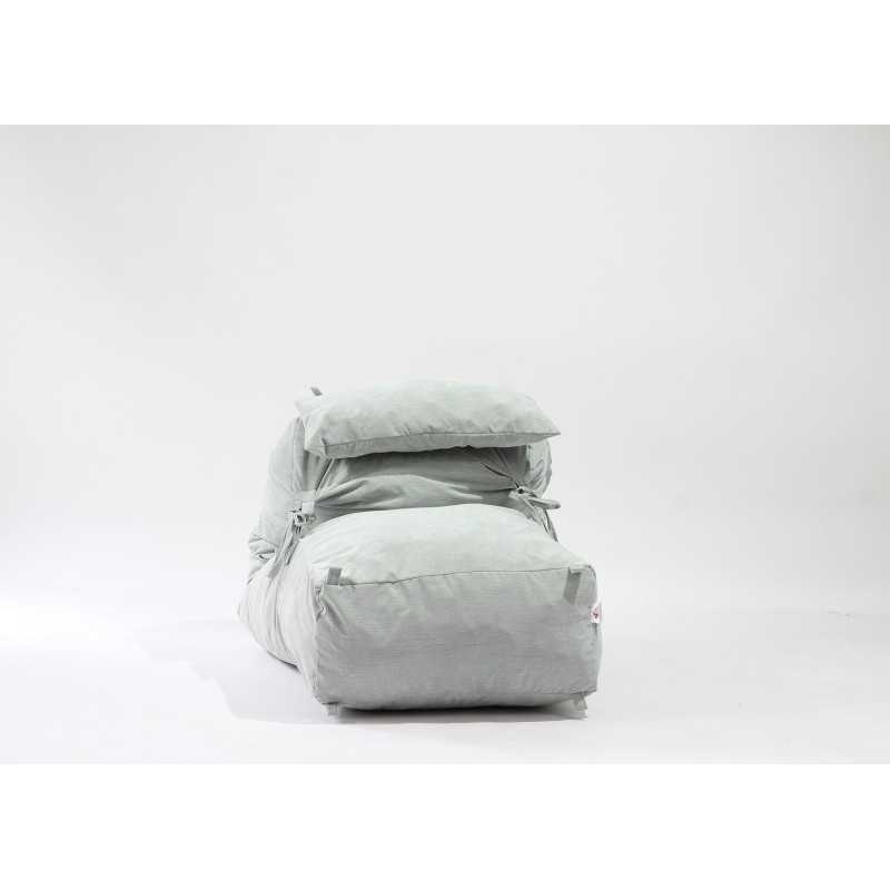 Fotoliu Yoga L cu Perna, Material Textil - Angora Grey - 2 | YEO