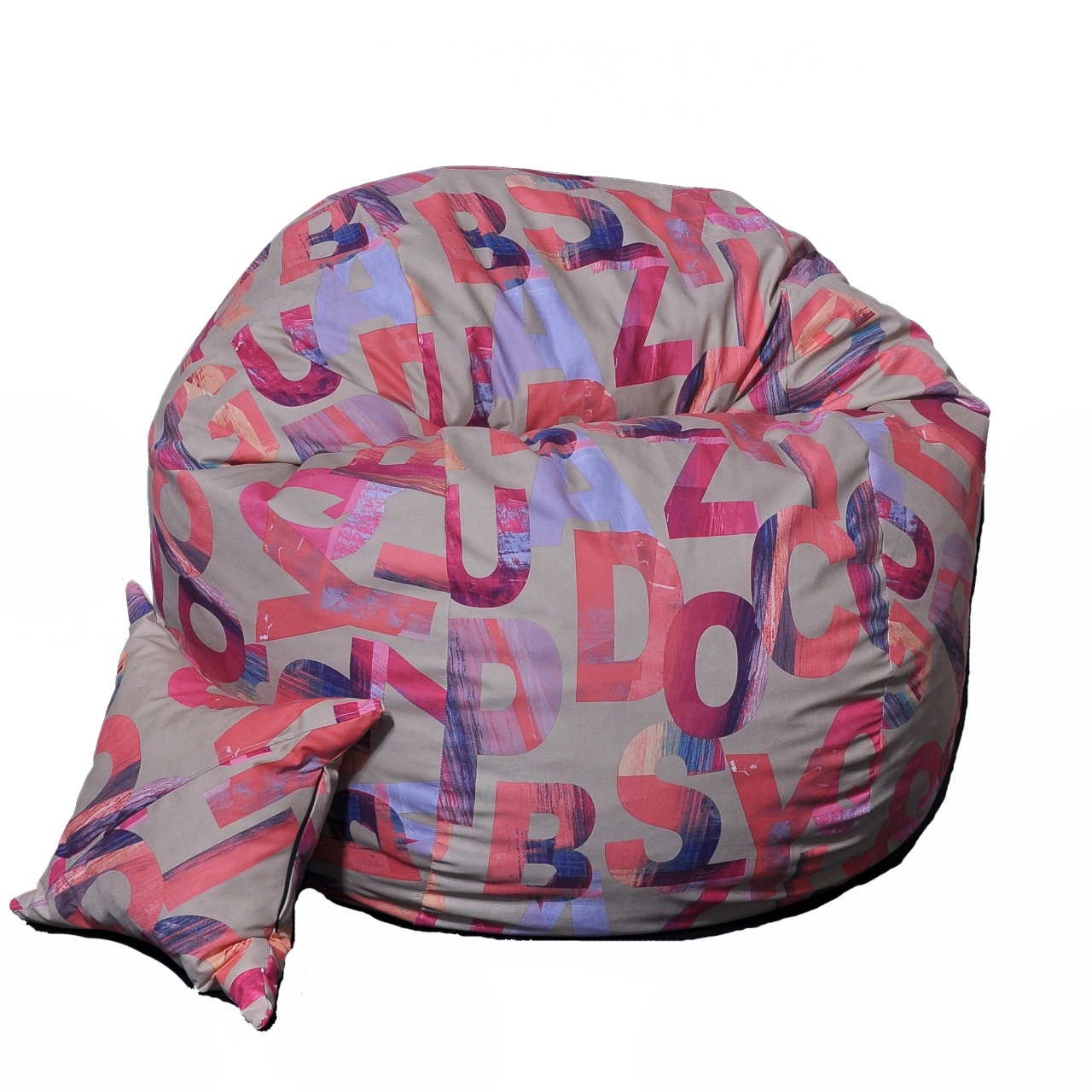 Set Fotoliu King Size cu Perna, Material Textil - Crimson
