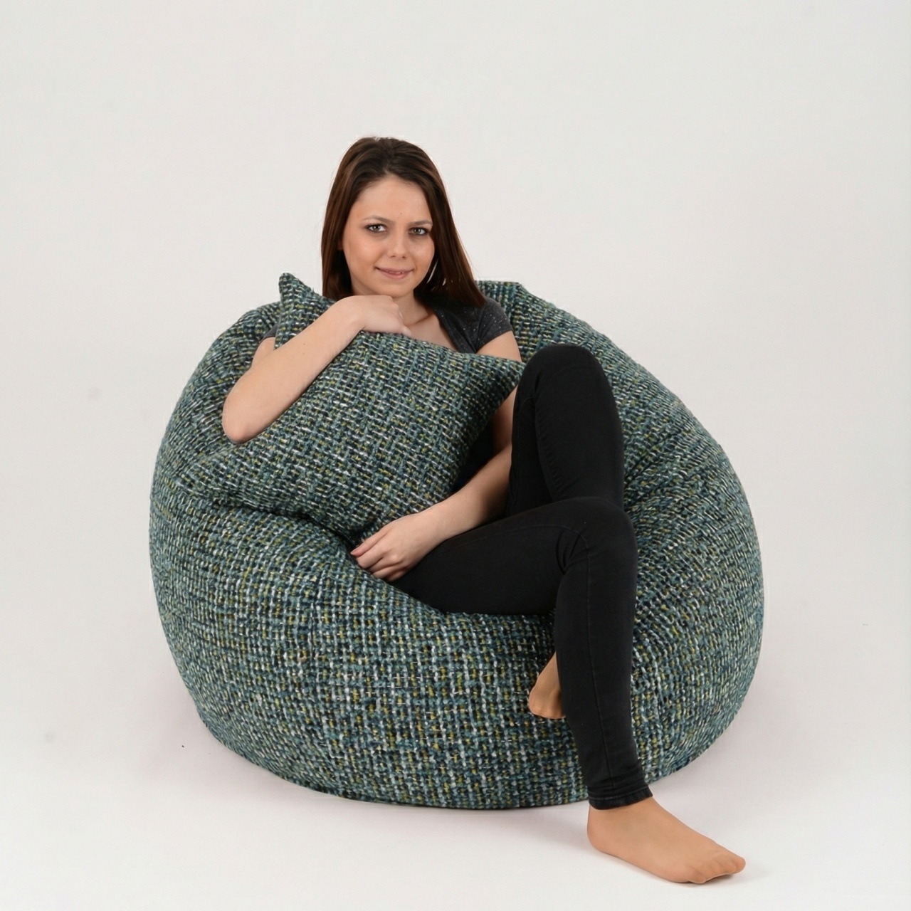 Set Fotoliu Matusalem cu Perna, Material Textil - Nordic Field - imagine 2