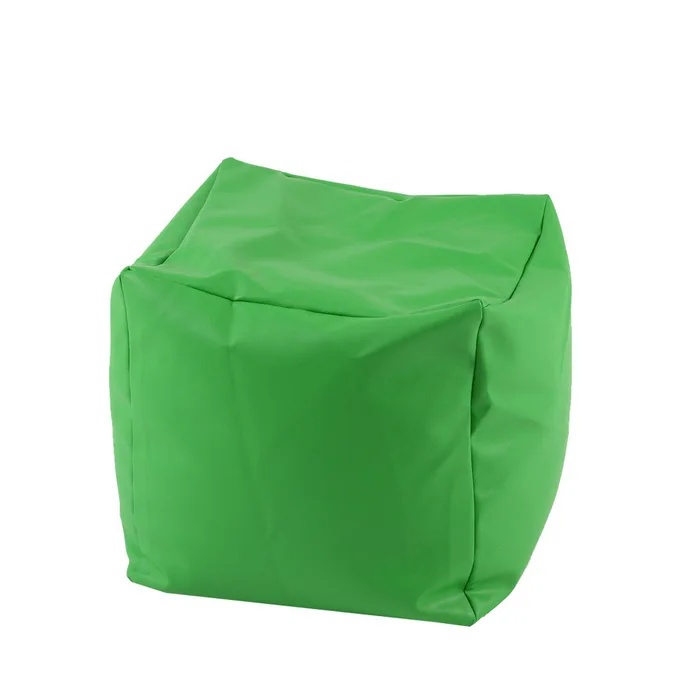 Taburet Cub Pufrelax, material impermeabil, Green Apple