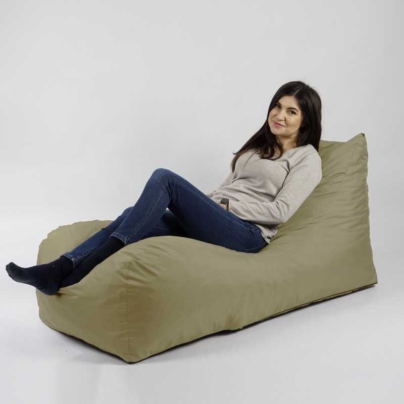 Fotoliu Looloop Pufrelax, Material Impermeabil - Bej - 4 | YEO