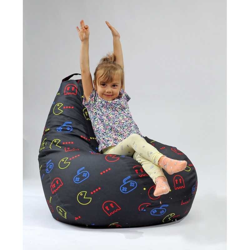Fotoliu Nirvana Hobbit Pufrelax, Material Impermeabil - Game On - 1 | YEO