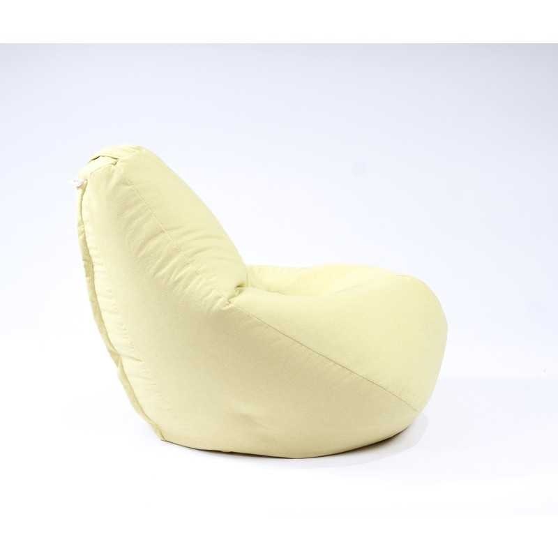 Fotoliu Nirvana Hobbit Pufrelax, Material Textil - Lemon - 2 | YEO