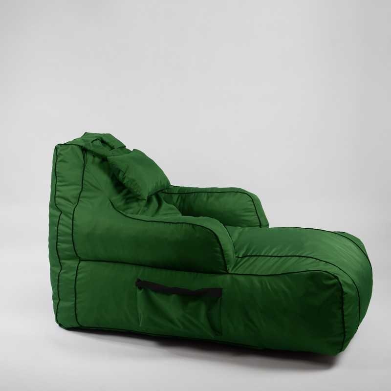 Fotoliu Player Pufrelax, Material Impermeabil - Verde - 3 | YEO