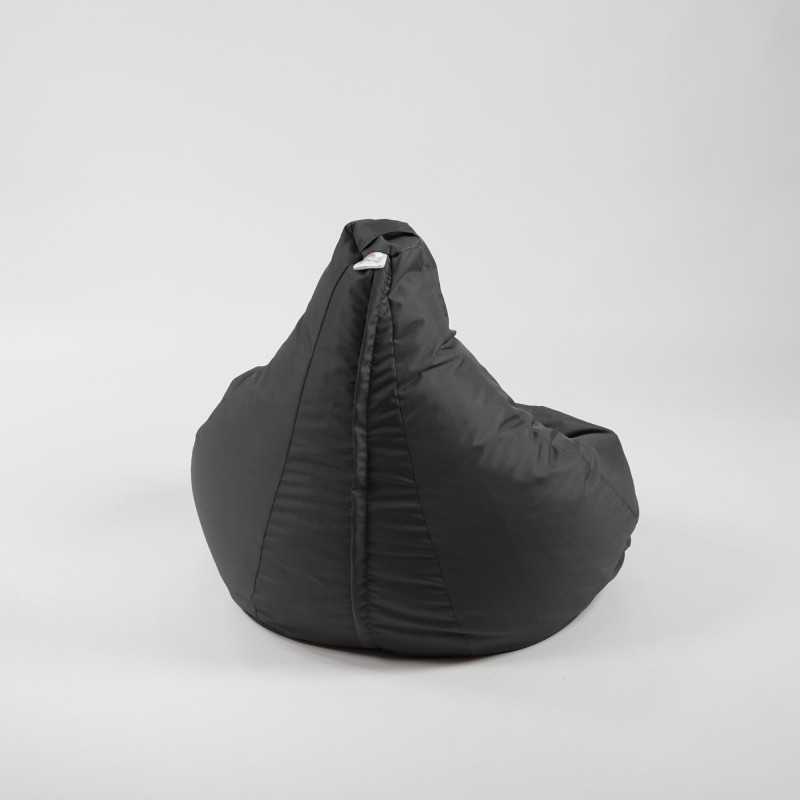 Fotoliu puf copii, Nirvana Light Pufrelax, Material Impermeabil - Gri inchis - 2 | YEO