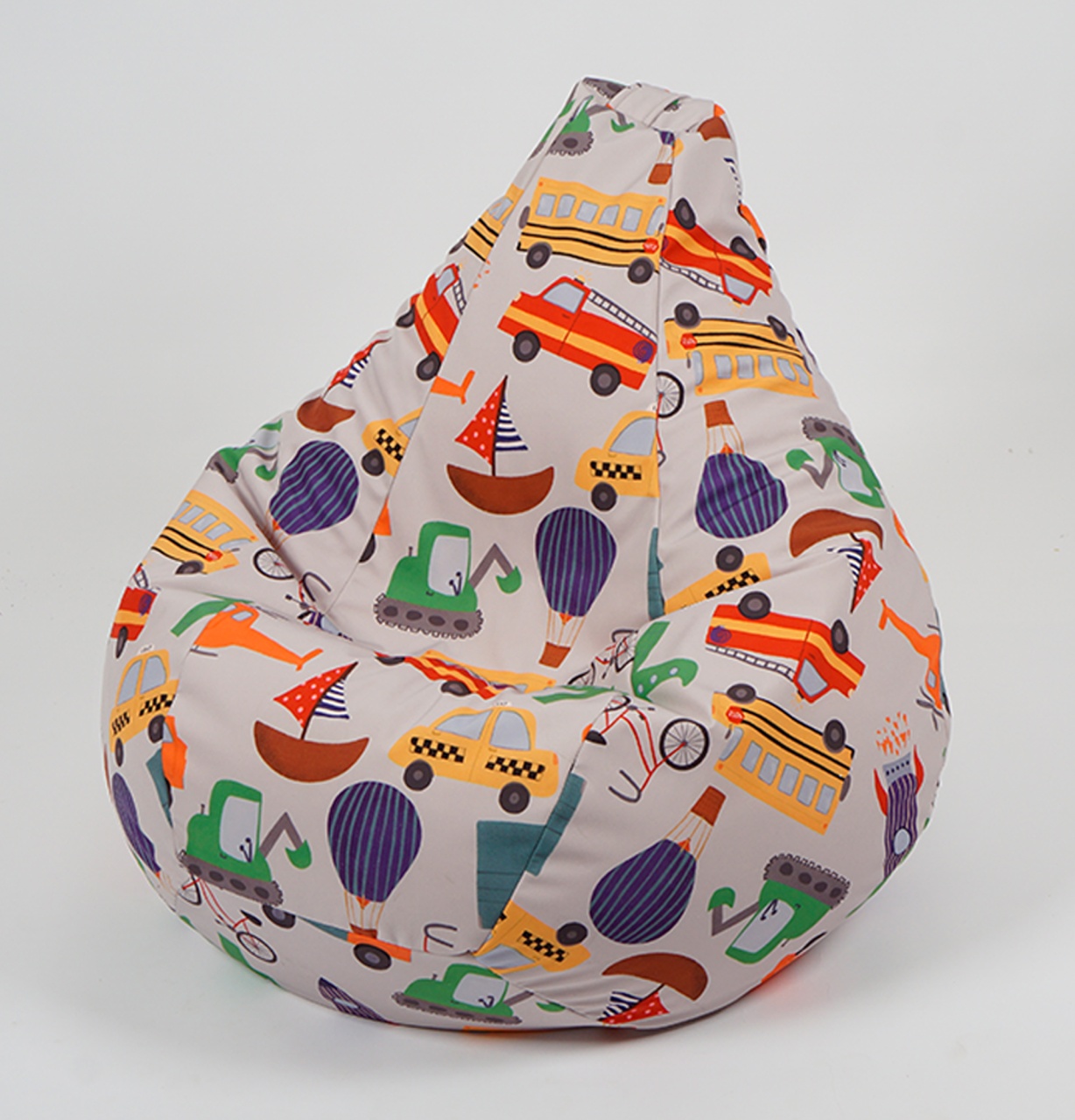 Fotoliu puf copii, Nirvana Light Pufrelax, Material Impermeabil, Let\'s Ride - 2 | YEO