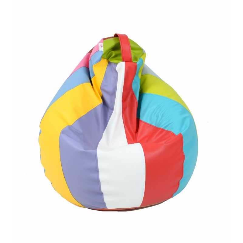 Fotoliu puf copii, Nirvana Light Pufrelax, Material Piele ecologica - Mozaic - 2 | YEO