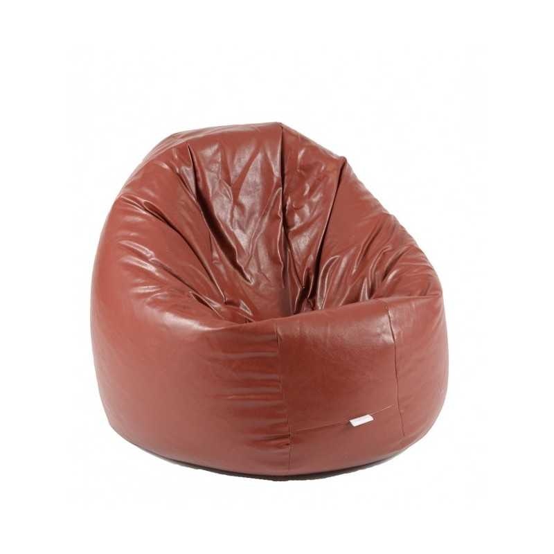 Fotoliu Relaxo XL , Material Piele ecologica - Chocolate - 1 | YEO