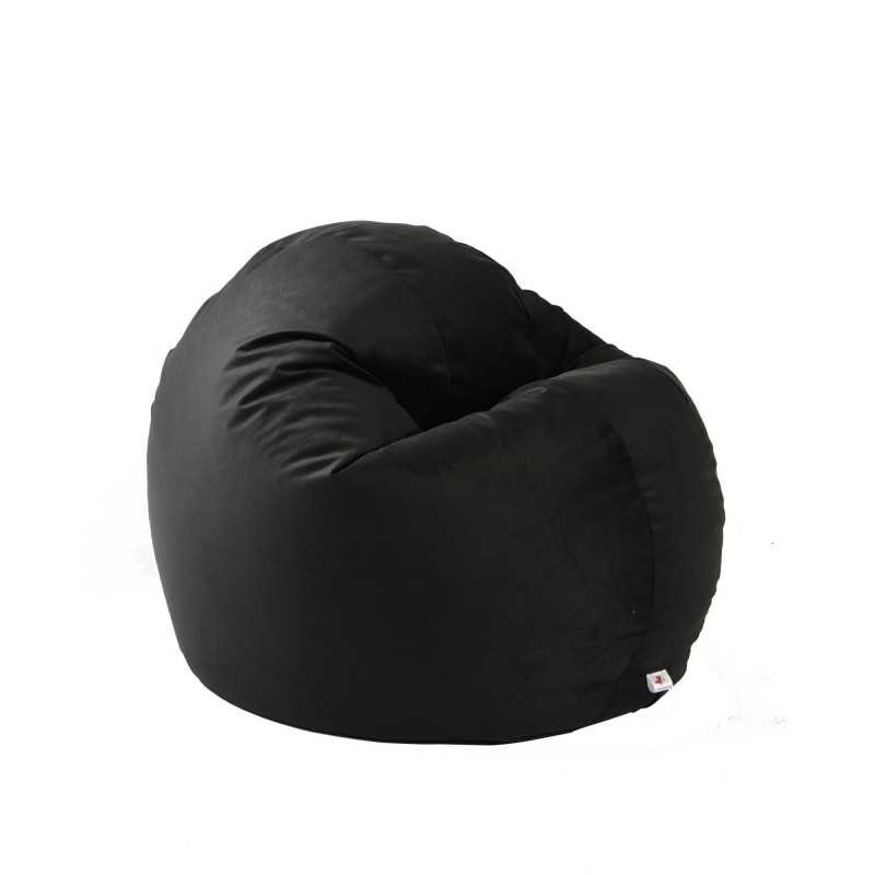 Fotoliu Relaxo XL , Material Textil - Black Velvet