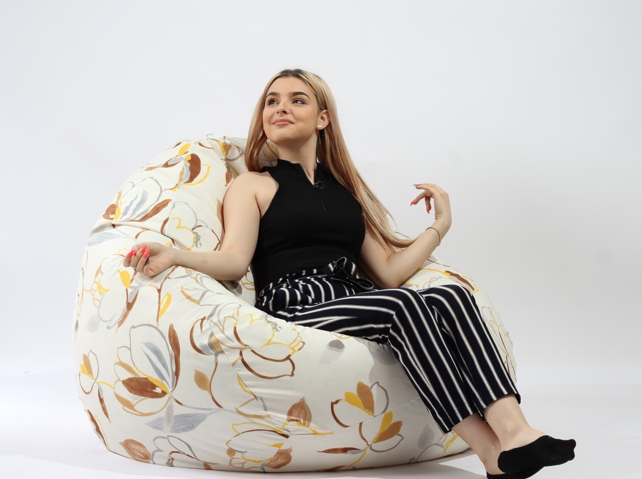 Fotoliu Nirvana Gigant, Material Textil - Blossom - 2 | YEO