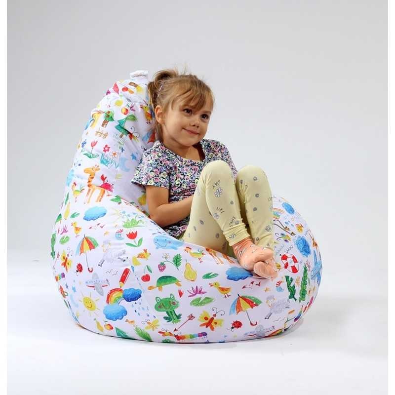 Fotoliu Nirvana Hobbit Pufrelax, Material Impermeabil - O Lume Colorata - 2 | YEO